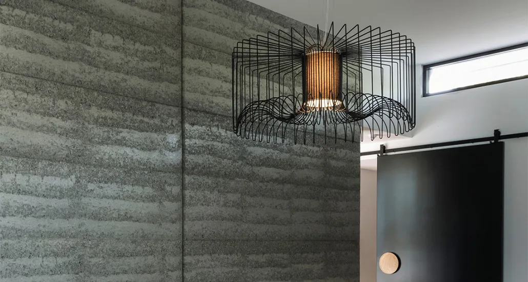 Icaro pendant lamp from fabiia is a contemporary pendant light with steel frame and fabric light source. Icaro is suitable for hospitality,