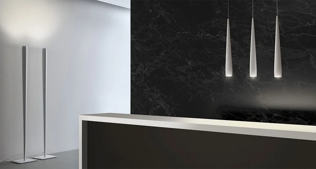 Line Suspension Lamp is a minimalist contemporary suspension led lamp made of steel and is suitable for hospitality spaces