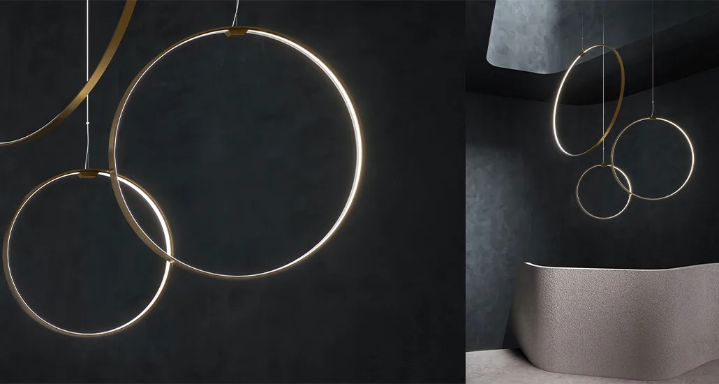 Zero Vertical Round Pendant Lamp is a contemporary LED pendant lamp with aluminium frame and is suitable for office, retail and hospitality projects