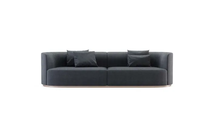 chloe 3 seater sofa front view