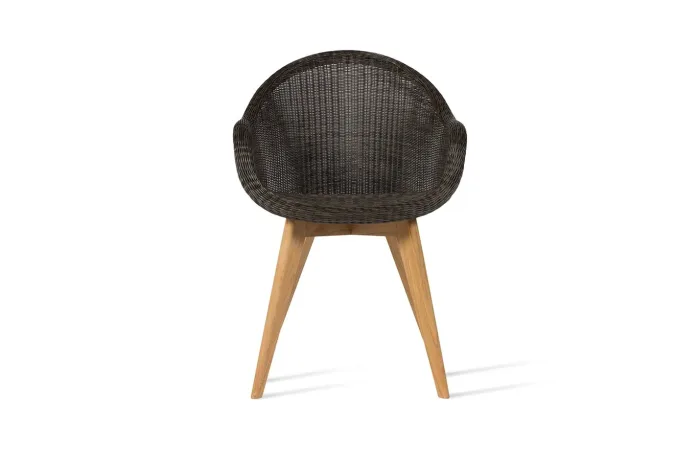 Edgard dining chair Mocca Front