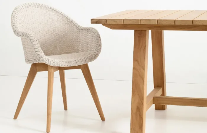 Edgard dining chair white ls
