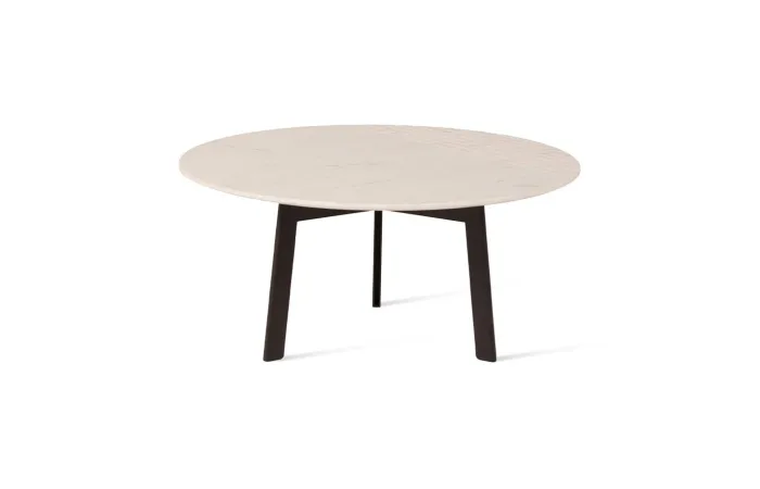 Groove coffee table medium carrara
