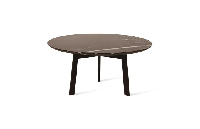 Groove coffee table medium nero marquina