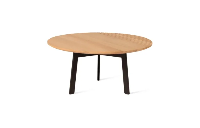 Groove coffee table solid oak
