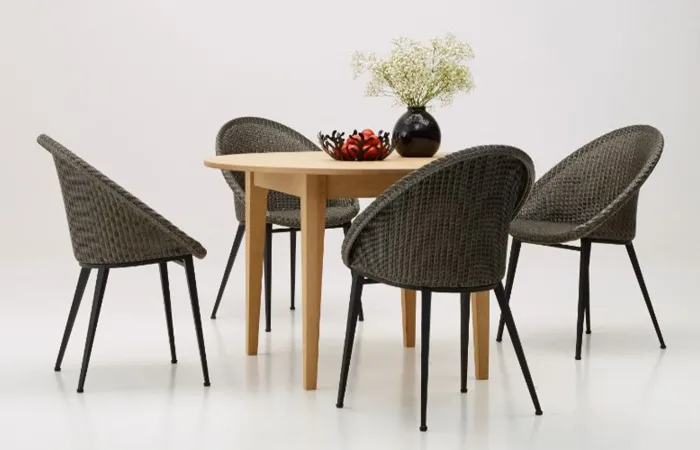 Jack dining chair steel base ls 2