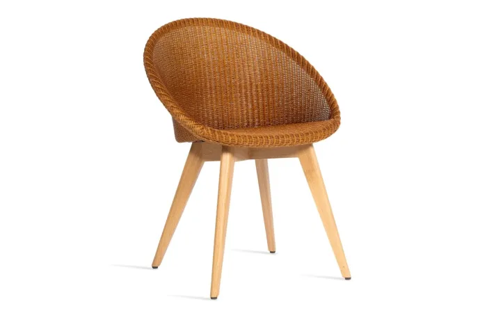 Joe dining chair wood base natural 01