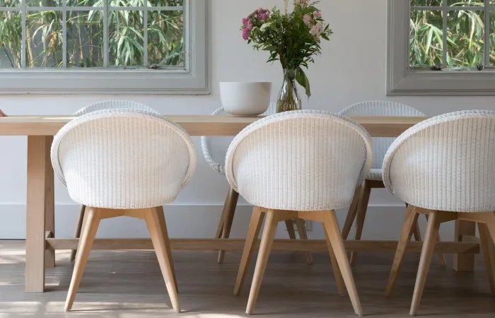 Joe dining chair wood base natural LS03