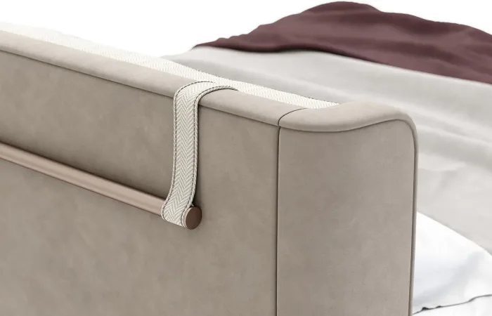 Kelsi bed tarn 03 fabricverdon 01 rosegold brushed lifestyle views