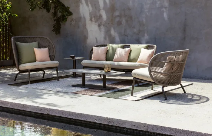 Kodo mid back lounge chair outdoor LS01