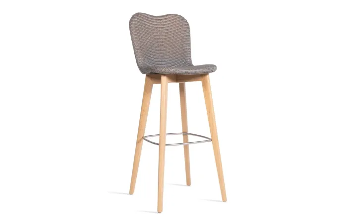 Lily bar stool oak base 01