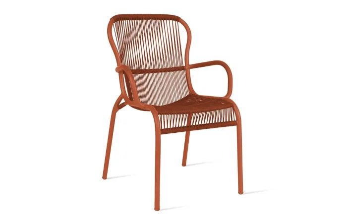 Loop dining chair terracotta