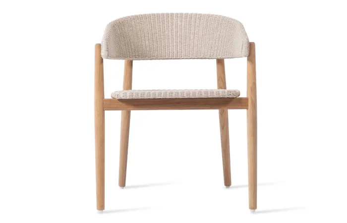 Mona dining armchair teak outdoor 02