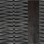 Brushed teak black/Black