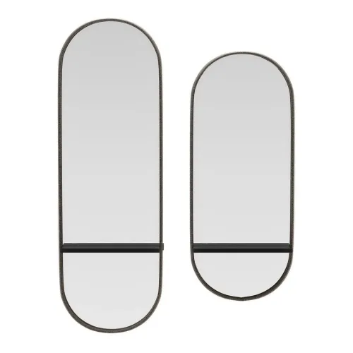 Cleo Small and Large Mirror with Clear Mirror