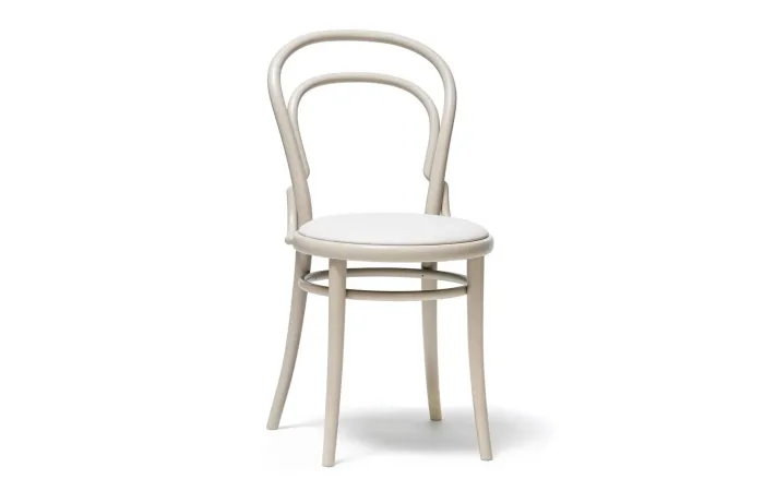 14 dining chair bent wood upholstery seat Ton 04