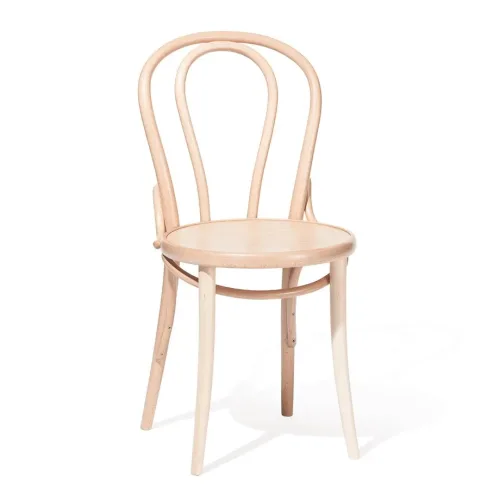 18 Dining Chair bent wood Ton Beech 06