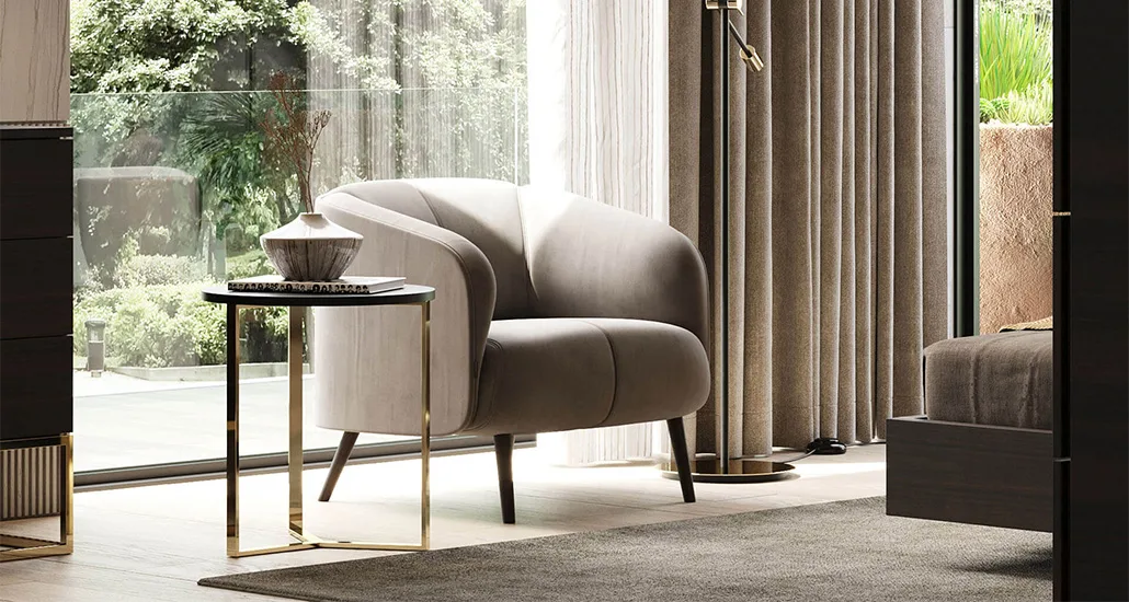 amalfi armchair is a contemporary upholstered armchair and is suitable for hospitality and contract projects