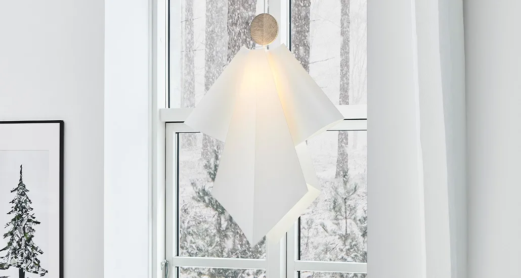 Angel Uriel Pendant Lamp is a contemporary LED pendant lamp creating christmas holiday mood for residential and hospitality settings