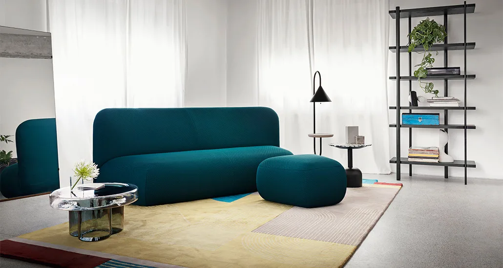 botera sofa is a contemporary collection from fabiia that consists ofr sofas, armchairs and poufs suitable for hospitality, contract and residential projects.