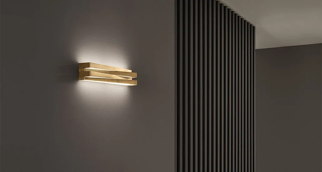 Cross Wall Lamp is a contemporary LED wall lamp with metal and glass structure and is suitable for hospitality and contract projects
