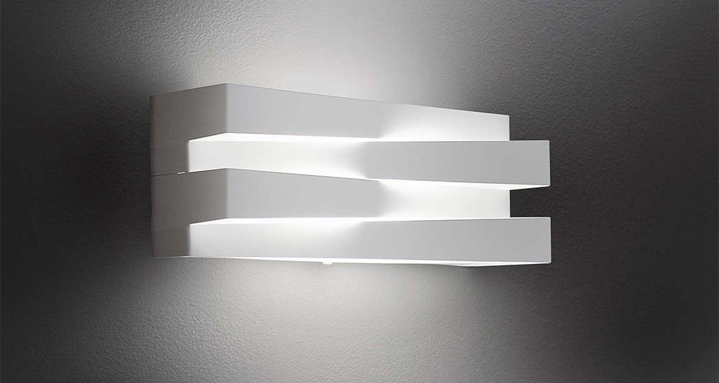Cross Wall Lamp is a contemporary LED wall lamp with metal and glass structure and is suitable for hospitality and contract projects