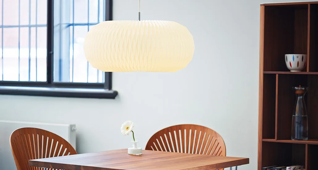 Donut pendant lamp is a contemporary LED pendant lamp with plastic lampshade suitable for hospitality and residential spaces
