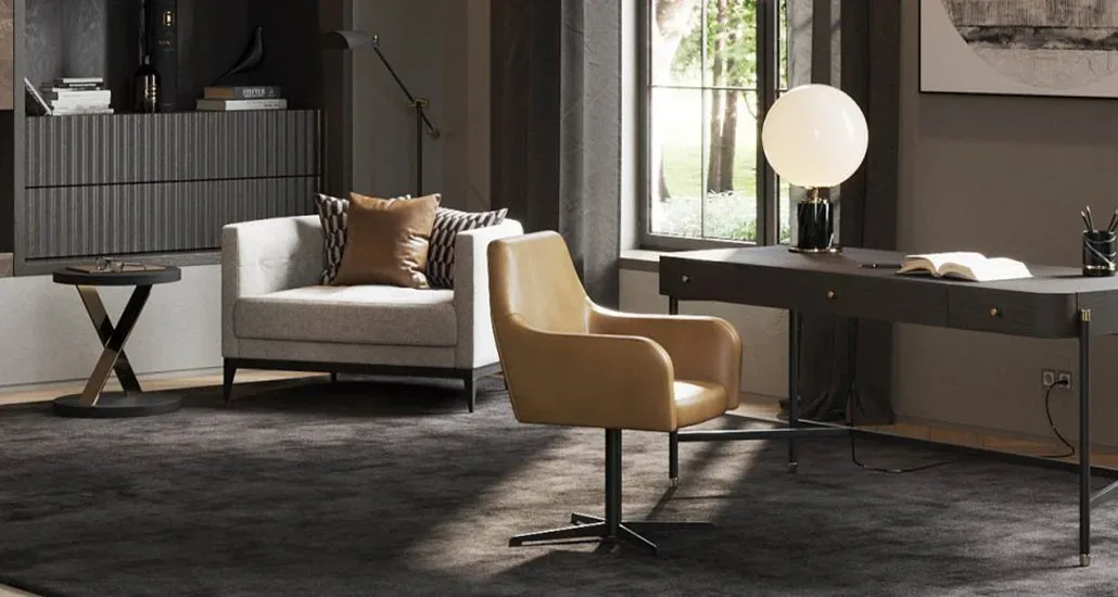 Harold armchair laskasas having one arm chair