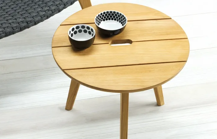 knit coffee table round