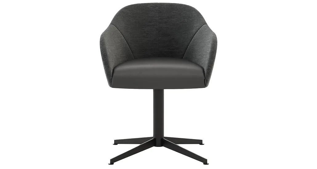 Lili Home Office Chair is a contemporary upholstered office chair with a wide range of fabric options suitable for office and residential spaces