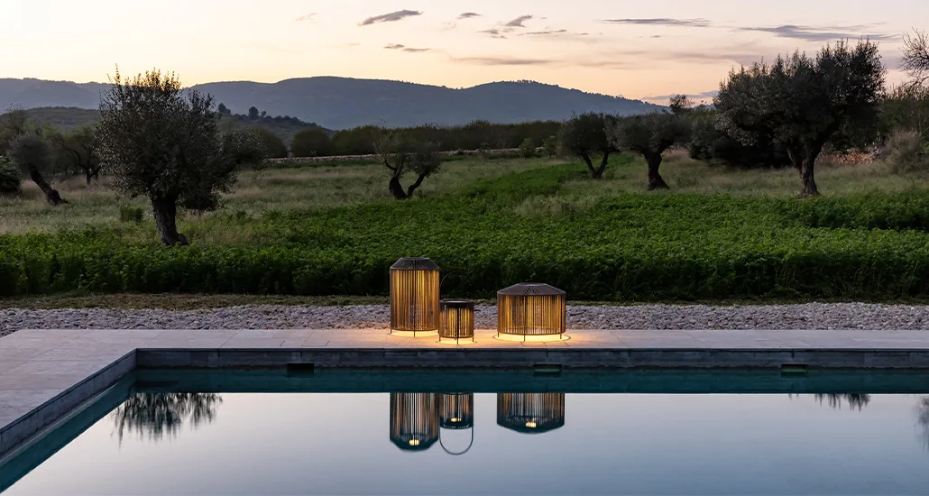 Mora Lantern is an outdoor solar LED sustainable lantern suitable for hospitality and residential