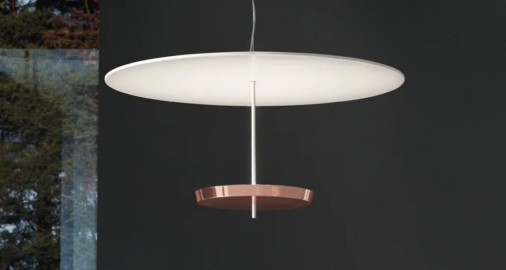 ombrella pendant lamp by modo luce with a close look