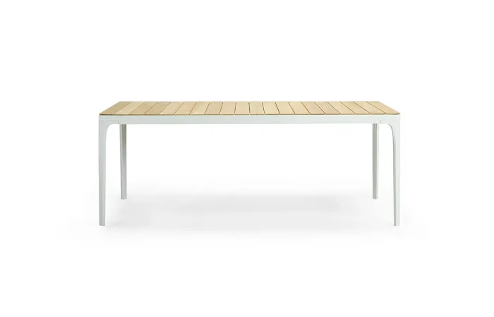 Play rectangualar dining table XL natural teak top 2
