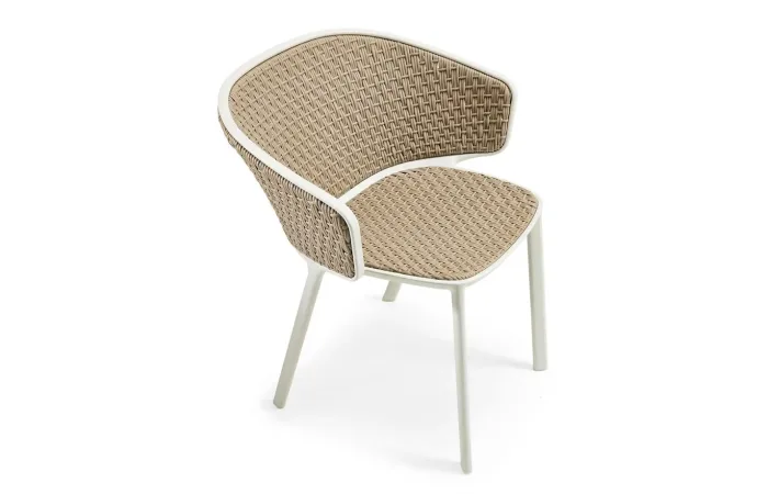 pluvia dining armchair rope with metal frame 03