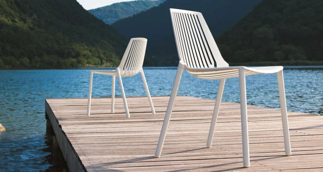 Rion Chair is a contemporary outdoor chair with aluminium frame and is suitable for residential, contract and hospitality projects
