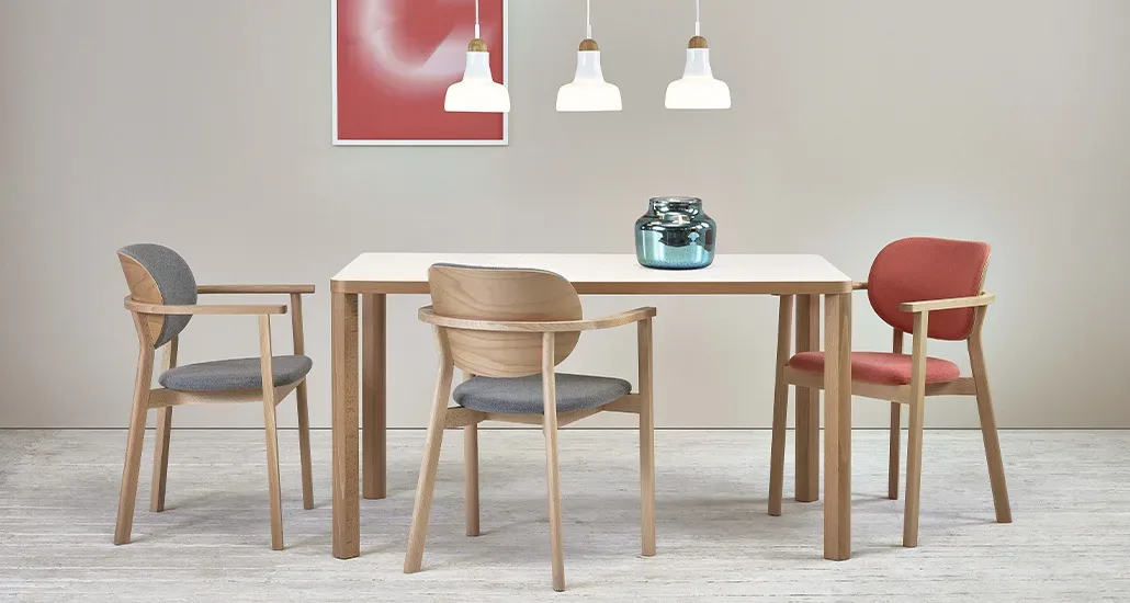 santiago dining chair by ton is a contemporary dining chair made of wood suitable for hospitality, contract and residential requirements