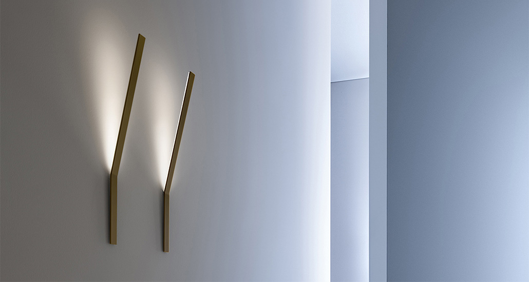 Ypsilon Wall Lamp is a contemporary LED wall lamp with metal structure and is suitable for hospitality, contract and office projects