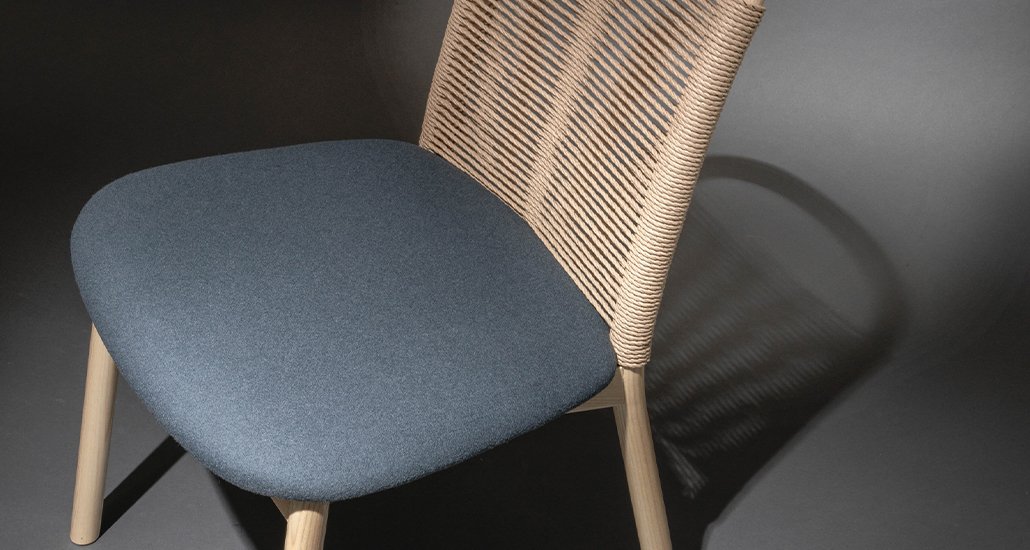 Zantilam 32 NR Chair - Rattan indoor chair close up shot