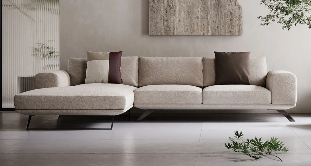 aniston sofa by domkapa is a contemporary sofa suitable for hospitality and residential spaces. aniston comes in different sizes, 2 seater, 3 seater and chaise lounge sofa.