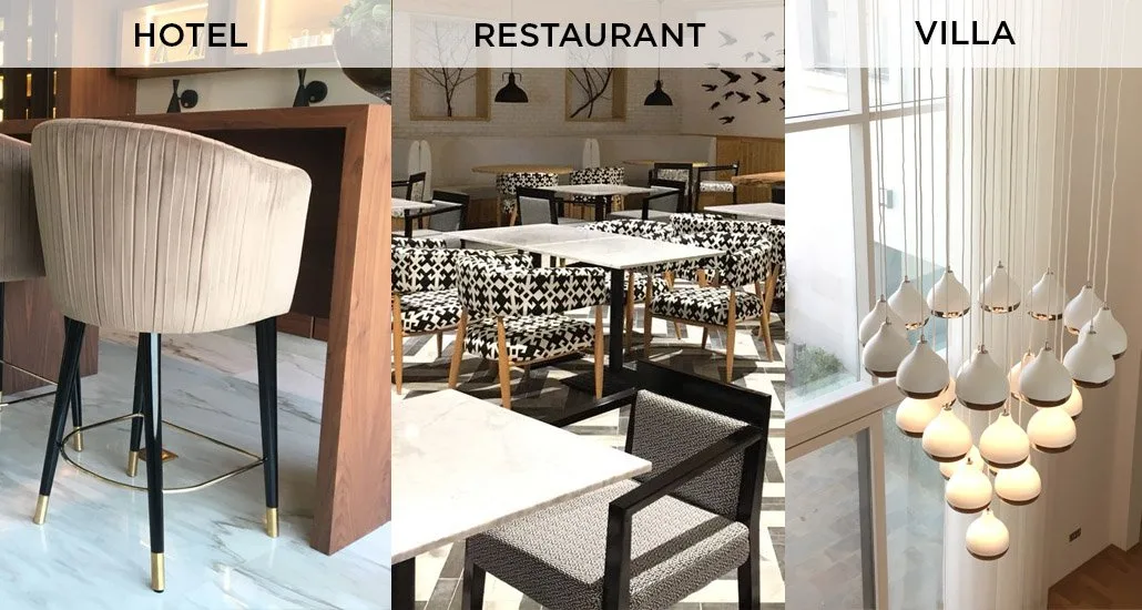 custom made furniture for luxury hospitality projects in Middle East