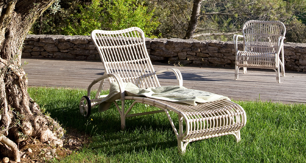 lucy sunlounger is a contemporary outdoor sunlounger with aluminium and wicker structure and is best suitable for contract and hospitality projects.