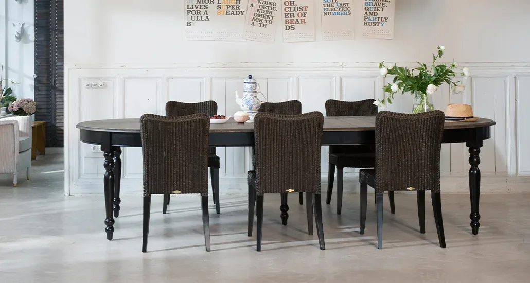 Melissa dining chair is a contemporary dining chair with wood and weave frame and is suitable for hospitality and contract projects