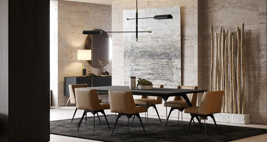 Sharon table reading lamp in steel or marble holder for contemporary, hospitality, residential and contract settings by Laskasas