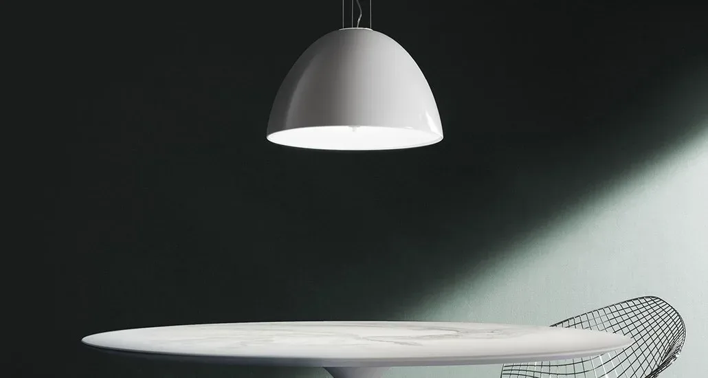 the willy alu pendant brightens large spaces such a office, retail or hospitality areas