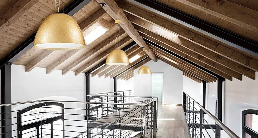 Willy alu gold pendant light gold finish panzeri blog