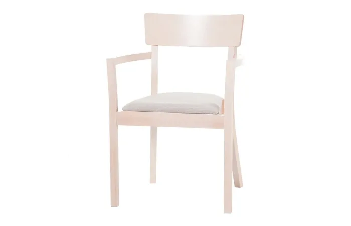 bergamo dining armchair with seat upholstery