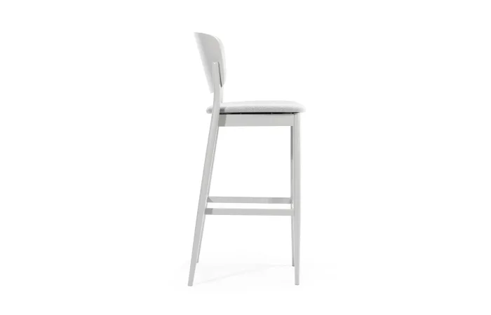 valencia barstool with seat upholstery side view