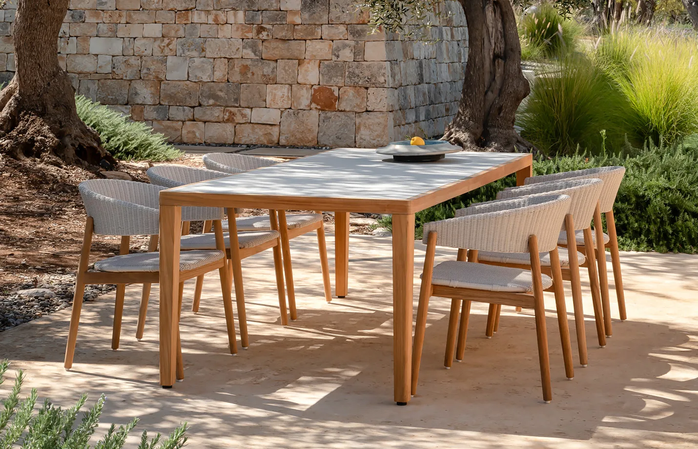 Mona Dining Armchair Teak Natural by Vincent Sheppard