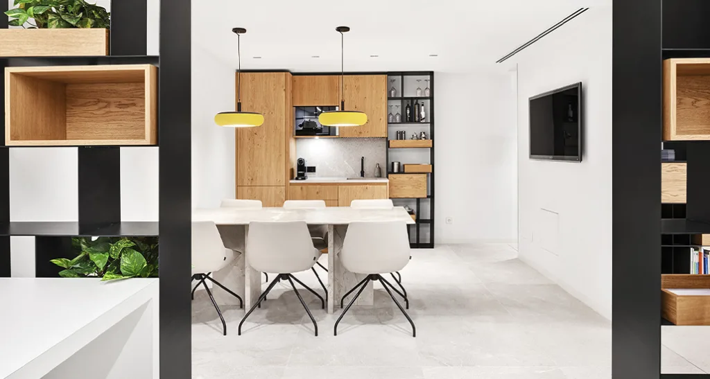 emma suspension lamp is a contemporary led suspension lamp with metal structure and is suitable for hospitality, contract and residential projects