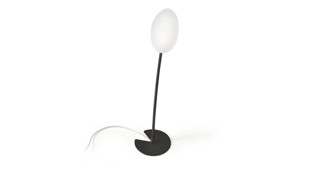 Roris table lamp is a contemporary LED table lamp with aluminium frame and glass lamp and is suitable for contract and hospitality spaces.